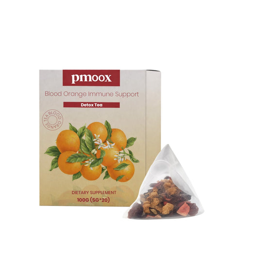 Blood Orange Relaxing Light Tea - orange peel, lemon block, hawthorn and rose
