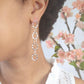 Organic Chain Link Earrings
