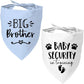 2 Pack Dog Pregnancy Announcement Bandanas Blue Pink Gender Reveal