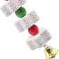2 Pack Parrot Chew Toy Calcium Block Bird Beak Grinding Bell Cage Toy