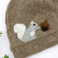 Squirrel Cashmere Hat - Baby