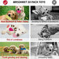 20-Piece Puppy Teething Chew Toy Set with Basket for Small & Medium Dogs