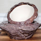 Large Natural Stone Self Watering / African Violet Pot