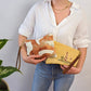 Sail Away Lighthouse Wristlet Linen & Leather