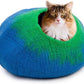 Merino Wool Cat Cave – Handmade Hideaway, 20 Styles