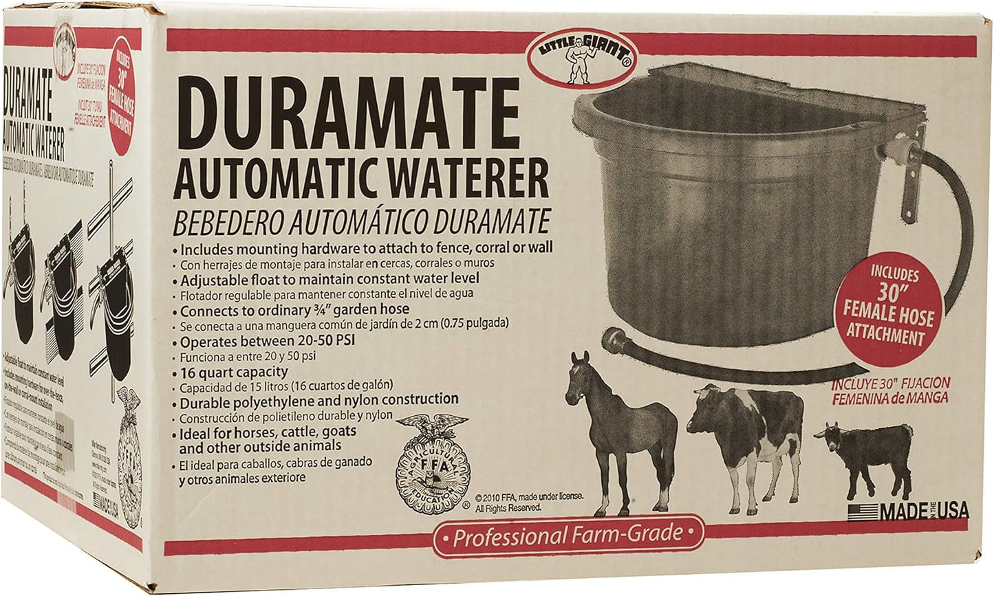 Little Giant 4Gal Waterer + Durvet Vitamins & Electrolytes 4oz 3PCK Livestock Bundle