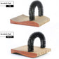 Cat Self Groomer Arch Scratcher Massager Toy with Scratch Pad for Cats
