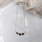 STAY IN MY POWER - Pyrite, Bronzite, Garnet Jewelry Set