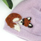 Sleeping Fox Cashmere Hat - Newborn