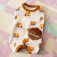 Cute All-Indian Squirrel Dog Sleeveless Clothes, Warm Winter Dog Jumpsuit, Teddy Soft-soled Shirt