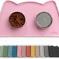 Silicone Pet Feeding Mat – Waterproof Non-Slip Bowl Mat, 36 Options