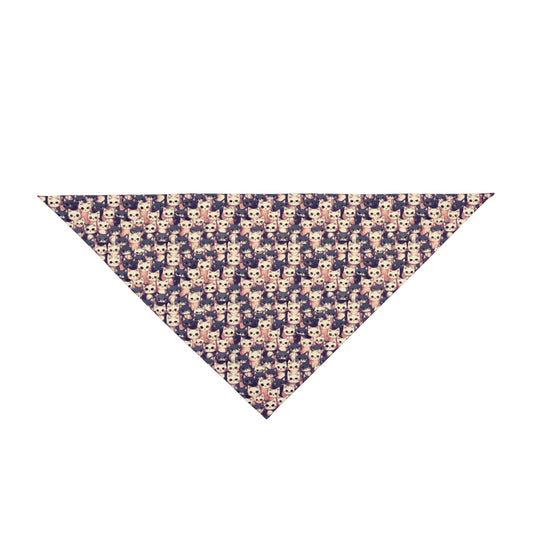 Endless Kittens in Pastel Parade - Pet Bandana Pet Zen