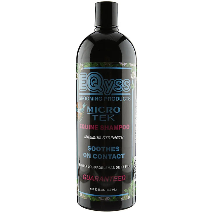 EQyss Micro-Tek Medicated Shampoo for Horses 32oz. Itch Relief Horse Grooming