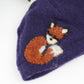 Sleeping Fox Cashmere Hat - Newborn