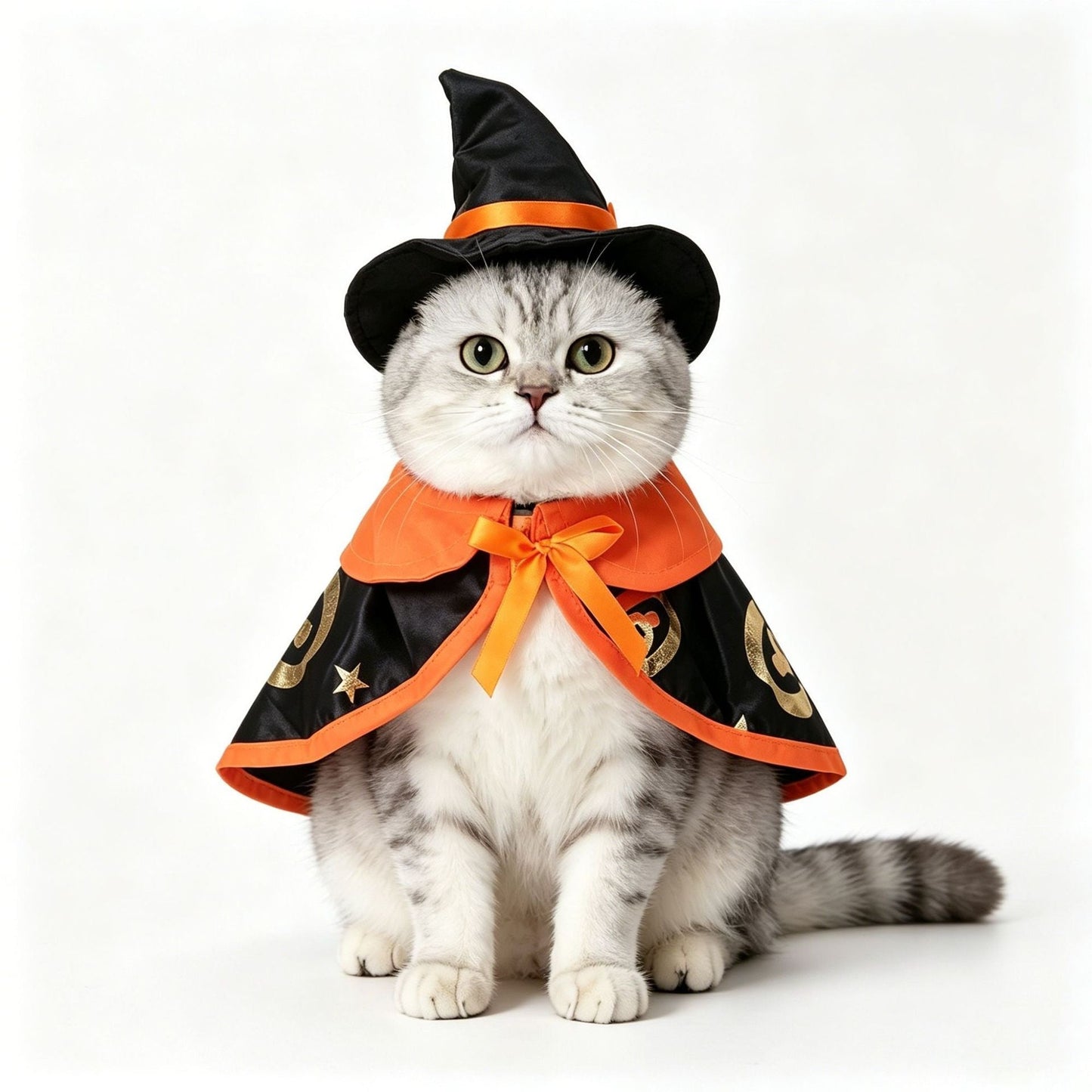 Pet Costume Cat Transformation Funny Holiday Dress-Up Outfit