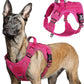 No Pull Tactical Dog Harness Molle Vest Adjustable Medium Large Dogs