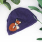 Sleeping Fox Cashmere Hat - Newborn
