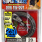 Boss Pet Super Beast XXL Dog Twin-Swivel Vinyl Coated Tie-Outs 20ft Up 250lbs