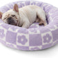 LE SURE Donut Dog Bed – 7 Sizes, 5 Patterns