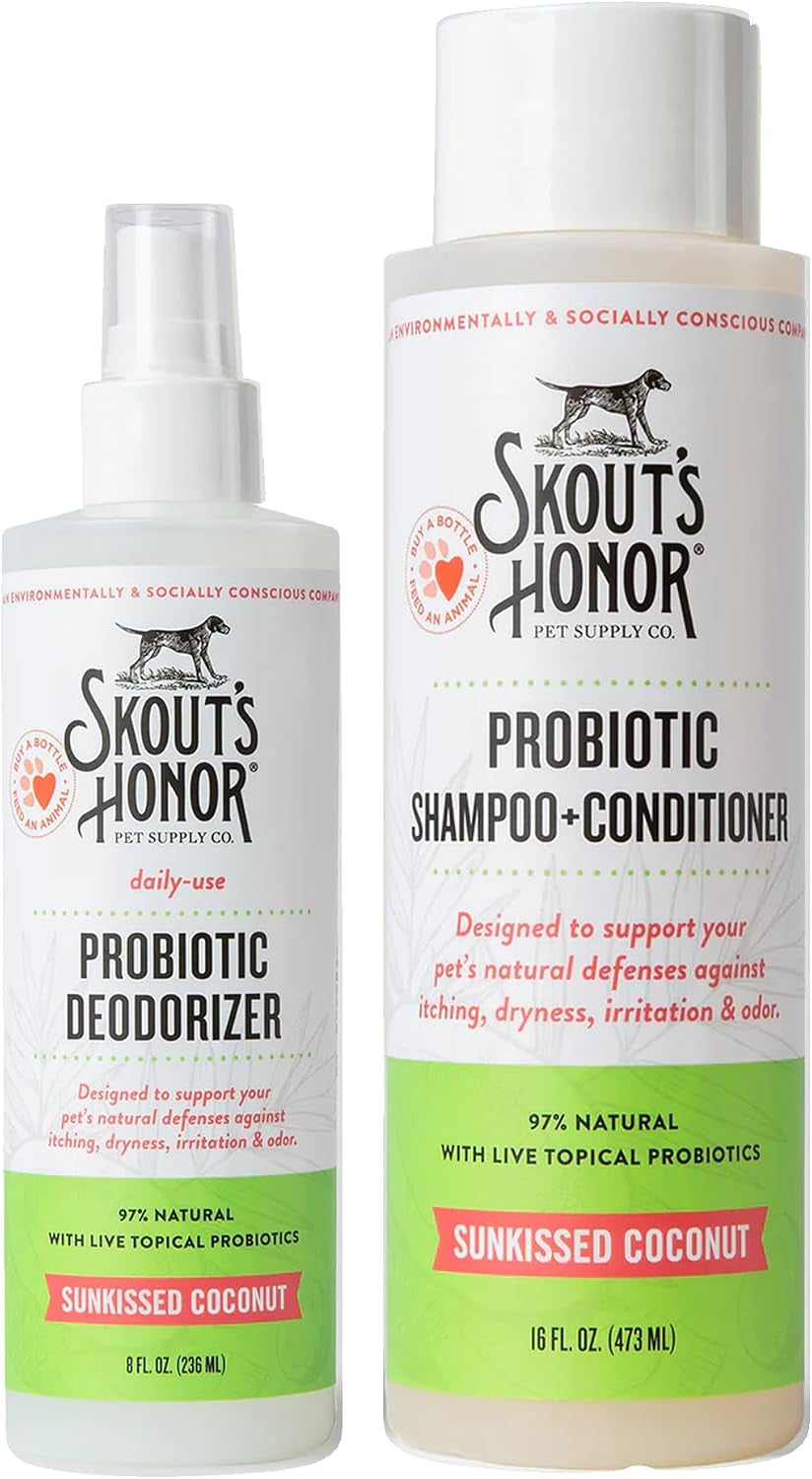 Happy Puppy Probiotic Grooming Bundle – Shampoo, Conditioner & Deodorizer