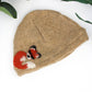 Sleeping Fox Cashmere Hat - Newborn