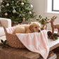 Christmas Pet Blanket – 3D Textured Fleece for Dogs & Cats, 6 Styles