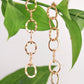 Organic Chain Link Earrings