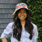 Cotton Bucket Sun Hat in Heirloom Garden