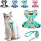 Cat Harness and Leash Set Escape Proof Reflective Adjustable Vest