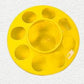 Little Giant Plastic Poultry Feeder Base Heavy Duty 1 Quart Yellow