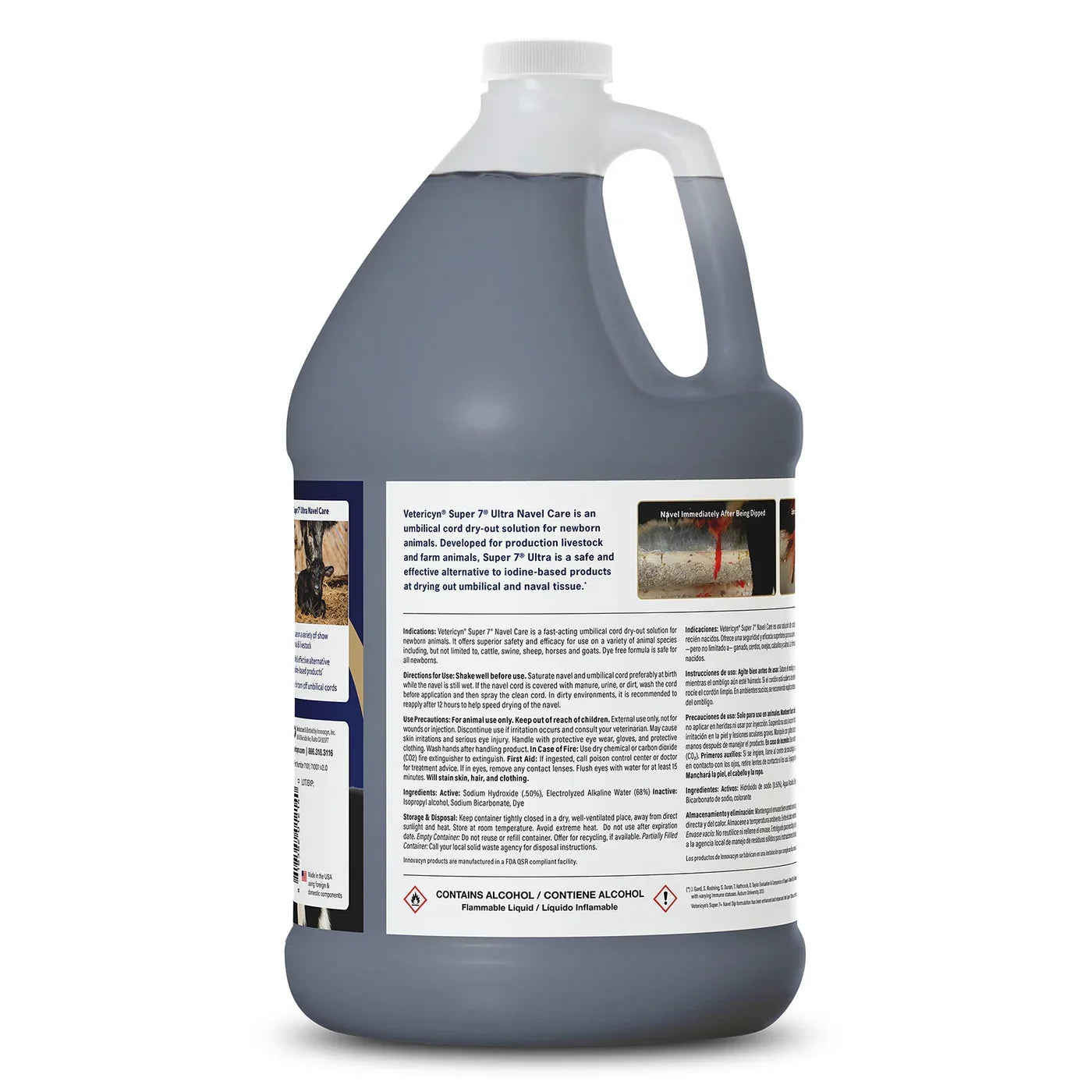 Vetericyn Plus Super 7 Navel Dip for Dogs Cats Horses Animals 1 Gallon