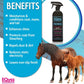 EQyss Premier Equine Horse Spray Moisturizes Skin and Coat 32 oz. Repel Dust Non-Slip
