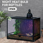 2Pack- 75W or 100W Reptile Night Heat Lamp Purple E26 E27 Bulbs
