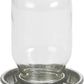 Mason Jar Baby Chick Feeder & Waterer Set - Galvanized Base with Glass Jar Bundle