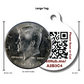 PetHub QR ID Pet Tag - KIss Me I'm Rescued