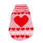 Christmas Maple Snowflake Turtleneck Knitted Sweater Pet Clothes