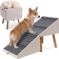 Dog Stairs for Couch 2 in 1 Foldable Pet Steps Ottoman Non Slip