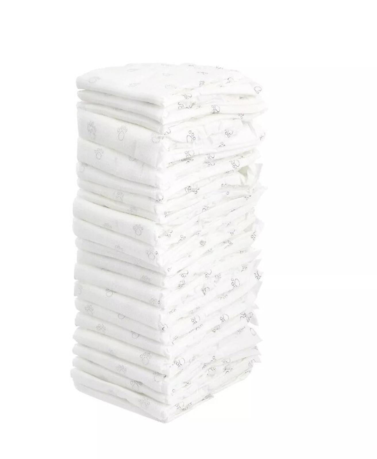 Male Dog Wraps, Disposable - Small Pack of 50 Wraps