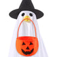 Halloween Fall Porch Goose Outfit, 23in Lawn Goose Cloth Halloween Ghost Pumpkin Costume For Lawn Goose, Patio Yard Art Geese Decor, Thanksgiving Fall Themes Seasonal Accessory