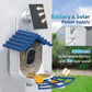 NAVFS Smart Bird Feeder Camera with Solar Panel, 2K Video & AI Bird ID