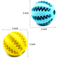 Pelotas chirriantes interactivas de 2.5” para cachorros, juguetes para la dentición, masticables para perros pequeños, limpieza dental y adiestramiento