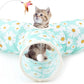 3-Way Collapsible Tunnel Cat Toy with Ball & Peek Hole for Indoor Cats & Kittens