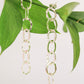 Organic Chain Link Earrings