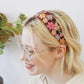 Festival Flowers Embroidered Headband