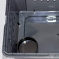 Portable Reptile Terrarium Habitat for Mini Pet Houses Breathable Holes Stackable Container (Black-M)