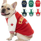 Warm Dog Varsity Jacket Heavyweight Fleece Pet Coat Small-4XL