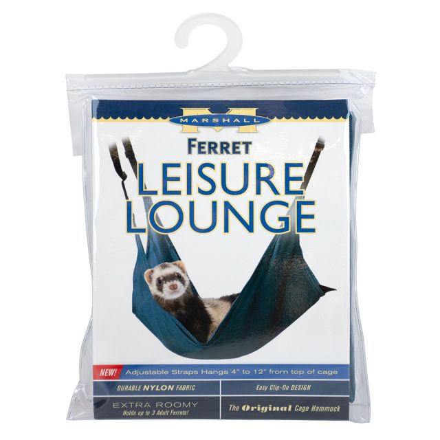 Marshall Leisure Lounge Ferret Cage Hammock Holds 3 Ferrets Green