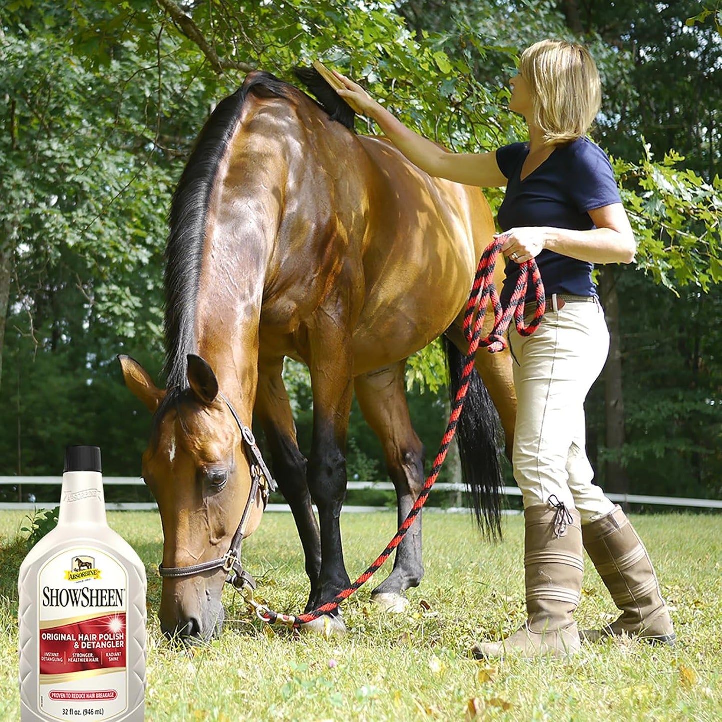 Absorbine Horse ShowSheen Hair Polish & Detangler Refill 32 oz.