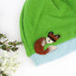 Sleeping Fox Cashmere Hat - Baby