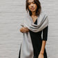Brushed Alpaca Striped Scarf